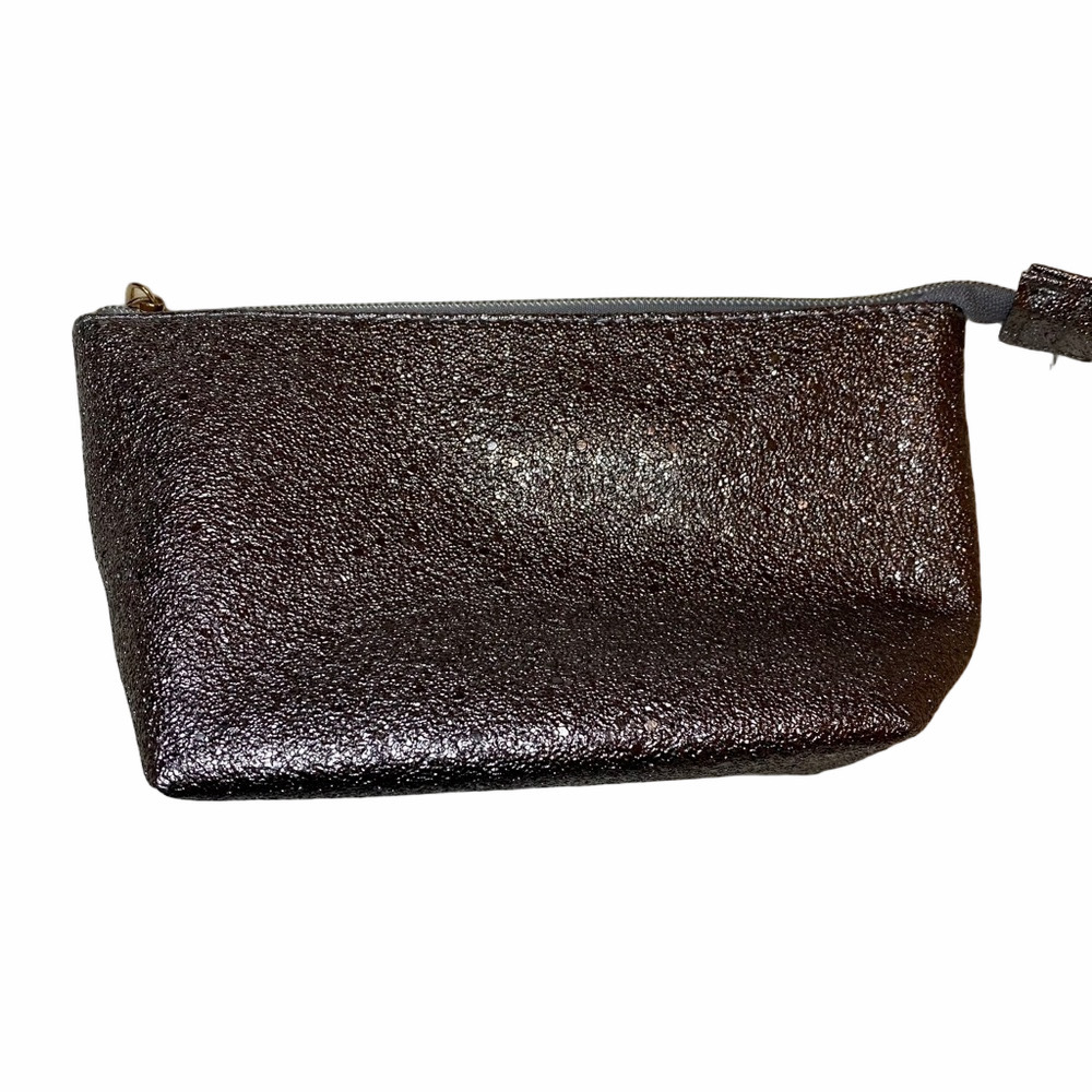 Ulta Beauty Silver Shimmer Makeup Bag NEW